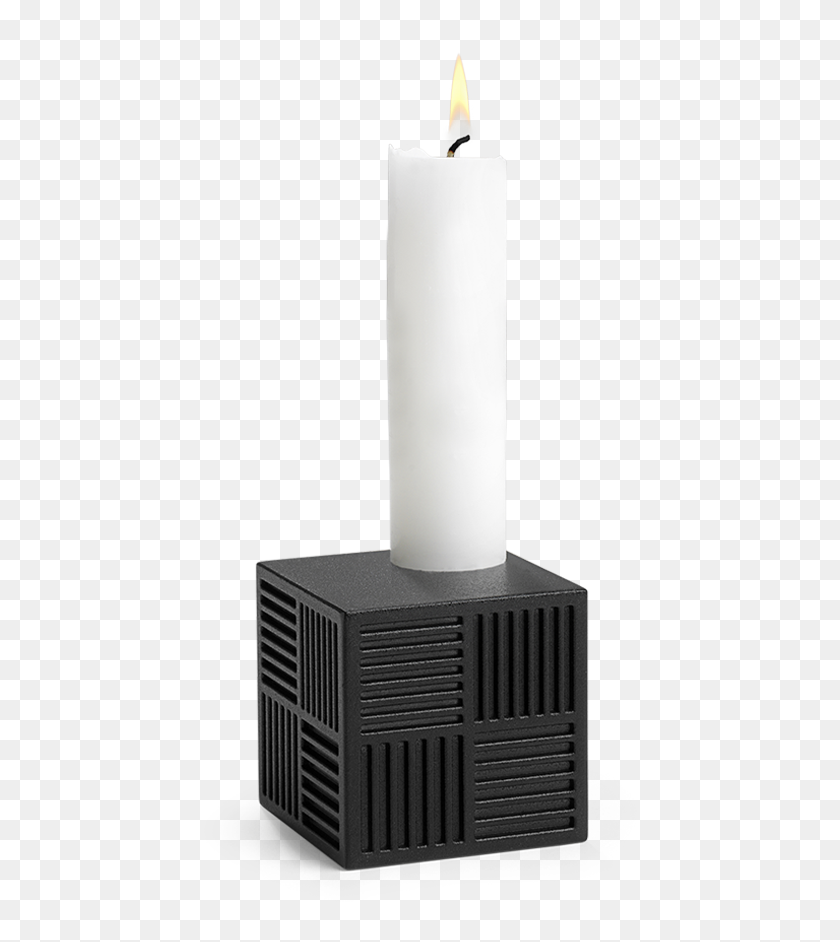 Cube Candle Holder H5 Black Cube Candle, HD Png Download 1200x1200
