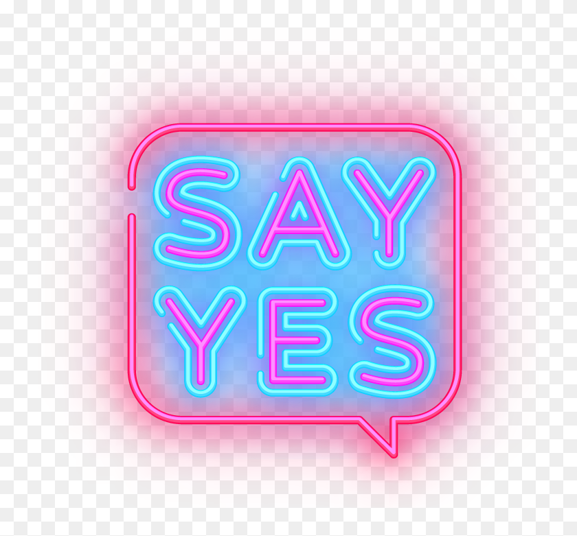 Say Yes Say Yes - Graphic Design, HD Png Download - 730x701 (#3834350 ...