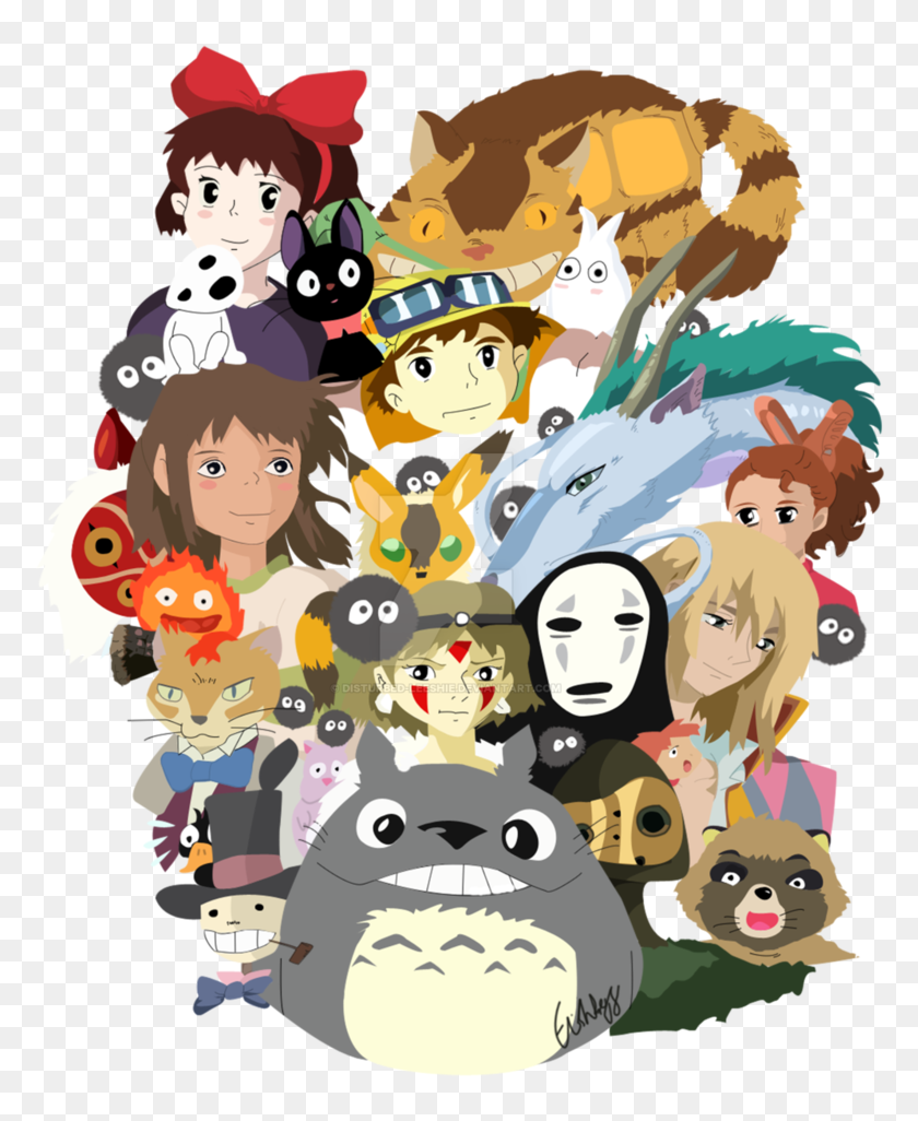 Ghibli Png - Studio Ghibli Characters Png, Transparent Png - 802x995