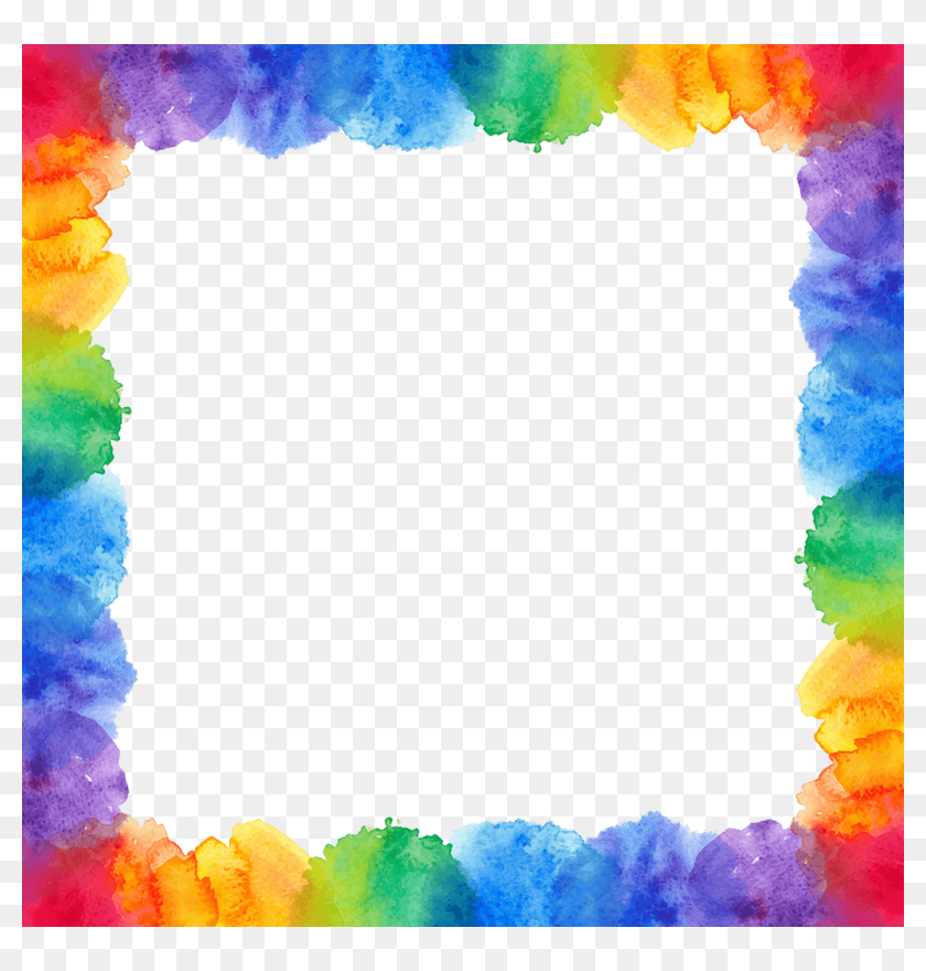 Picture Frame, Square Marcos De Arcoiris, HD Png Download 1024x1024