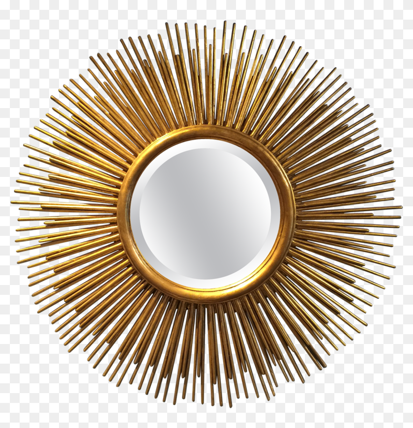 Antique Gold Sunburst Mirror Circle Hd Png Download 1200x1200 3876901 Pinpng
