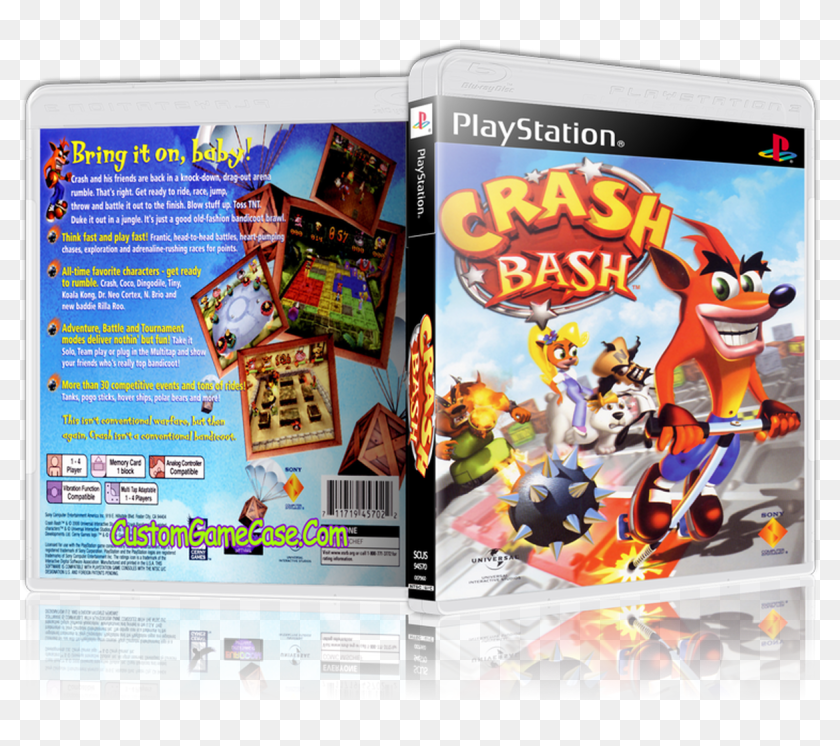 Crash Bandicoot Bash Crash Bash Xbox, HD Png Download 800x631