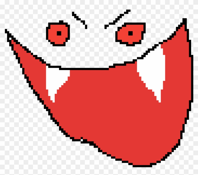 Scary Face Cartoon Hd Png Download 1200x1200 40351 Pinpng - pixel art roblox faces hd png download anime face png
