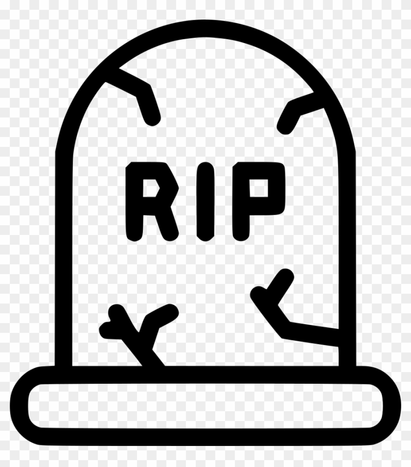 Gravestone Png Image - Transparent Rip Sign, Png Download - vhv