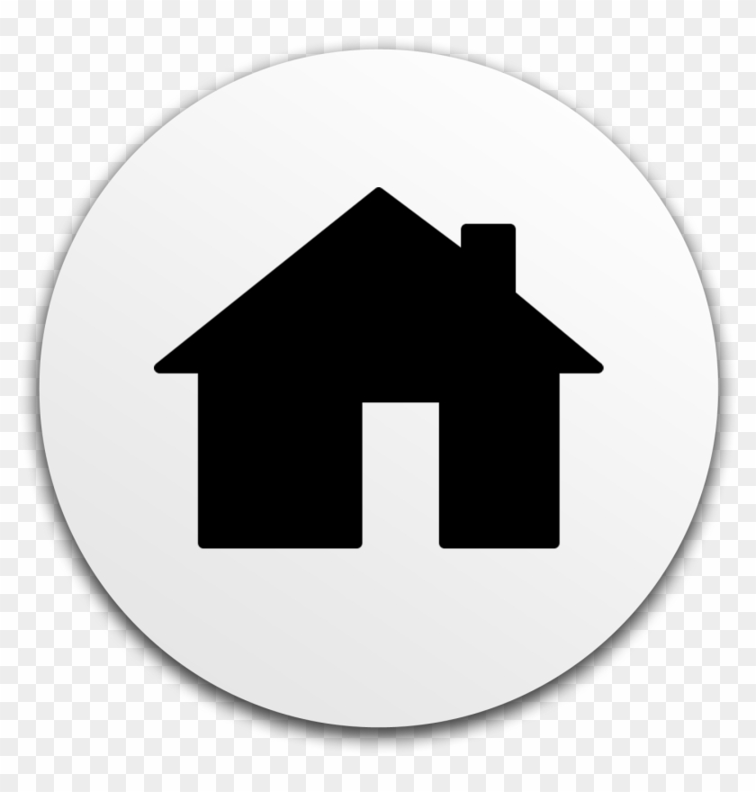 View White Home Button Png PNG