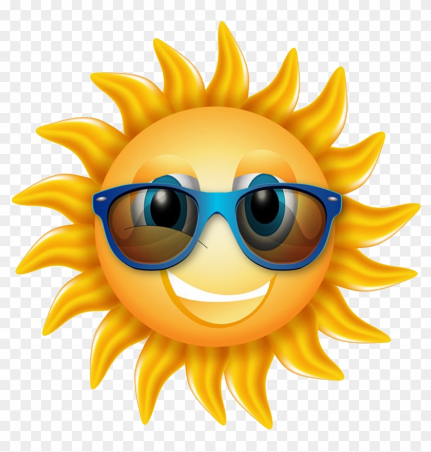 Great Sunglasses Light Island Sun Cartoon Icon Clipart - Mat Troi Mam ...