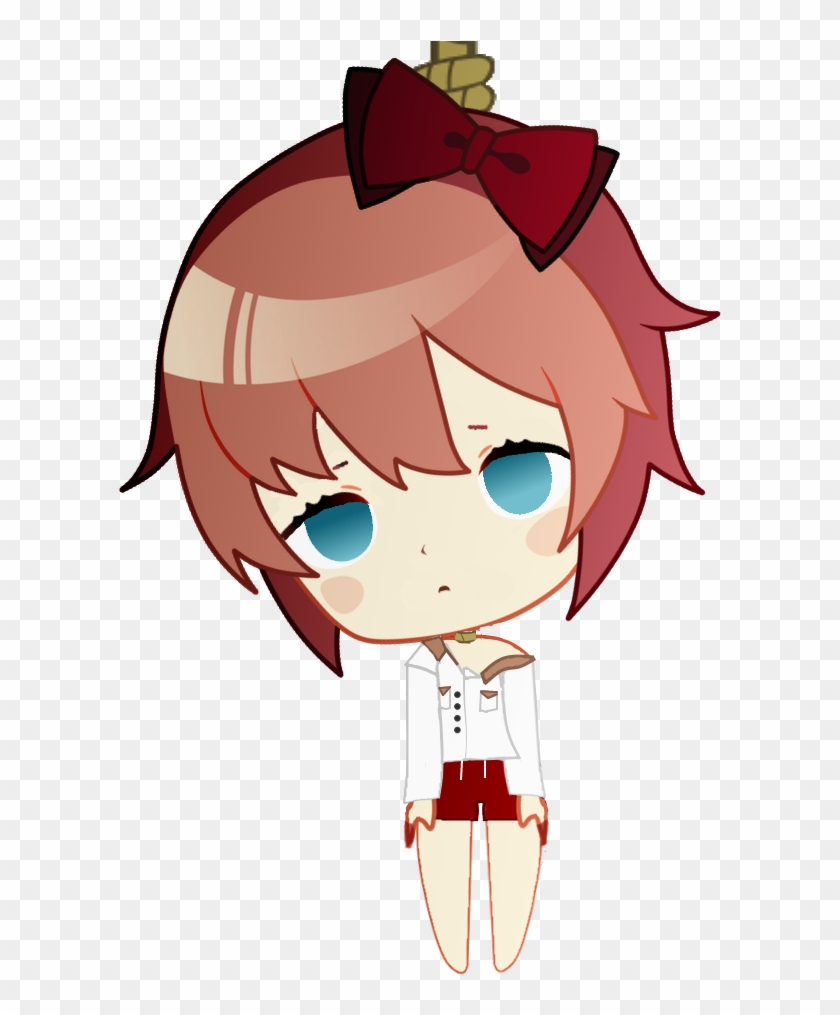 Hanging Chibi Sayori But It's More Game-accurate - Doki Doki Litera...