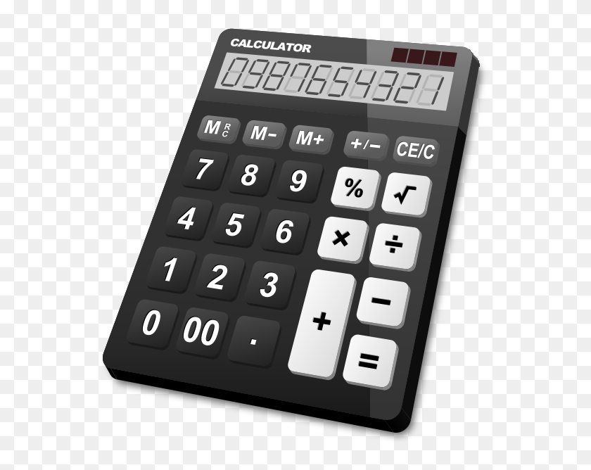 Calculator Black Svg Download Png 3d Calculator Icon Png Transparent Png 550x588 4055872 Pinpng