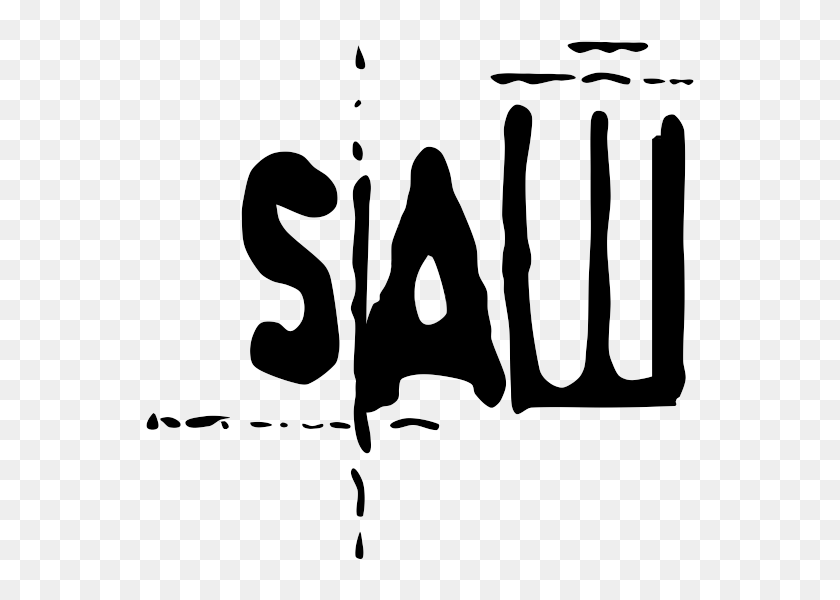 Saw Logo Png Saw Film Silhouette, Transparent Png 720x534 (4057259