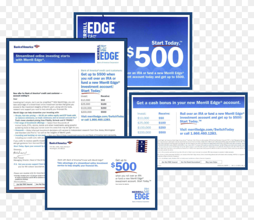 Bank Of America/merrill Lynch Crosssell Mailing Merrill Lynch, HD