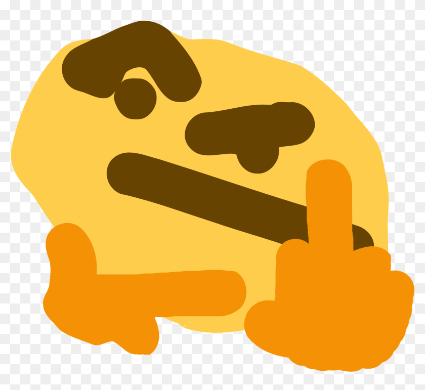 Thonkmidfing Thinking Emojis For Your Discord Server Hd Png