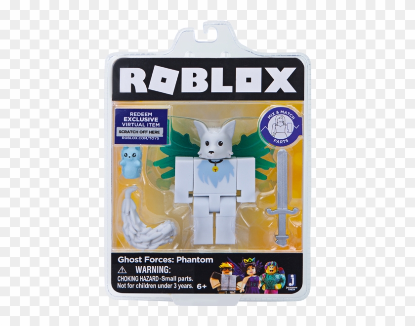 Roblox Celebrity Ghost Forces Phantom Fox Single Figure - ghost pet roblox