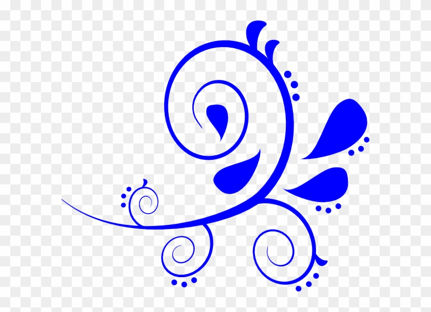 How To Set Use Blue Fancy Swirl Svg Vector Hd Png Download 600x529 423394 Pinpng