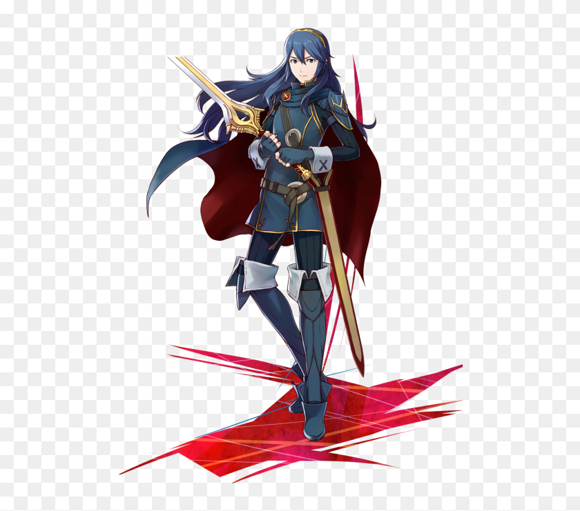 Lucina - Chrom Project X Zone 2, HD Png Download(500x661) - PinPng.