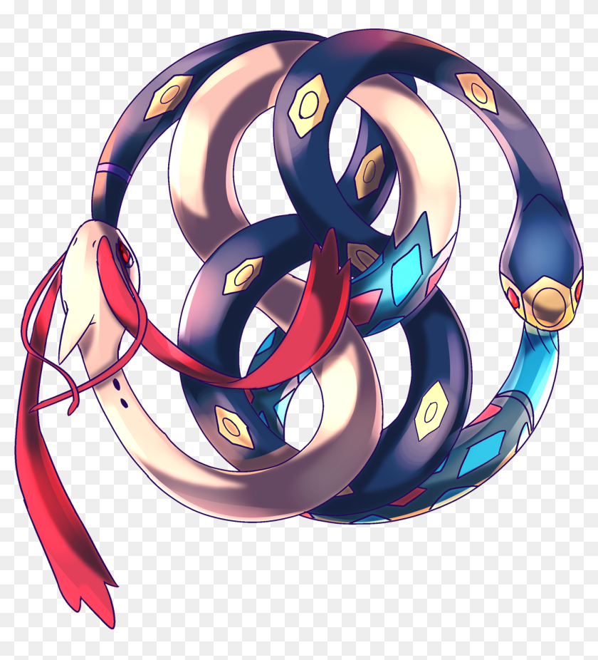 Autobottesla Pokemon Ouroboros Tattoo Hd Png Download 1333x1406 Pinpng