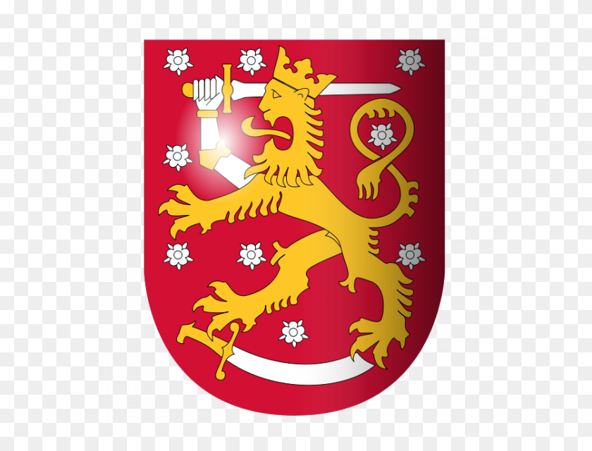 Coat Of Arm Finland - Finnish Coat Of Arms, HD Png Download - 560x560 ...