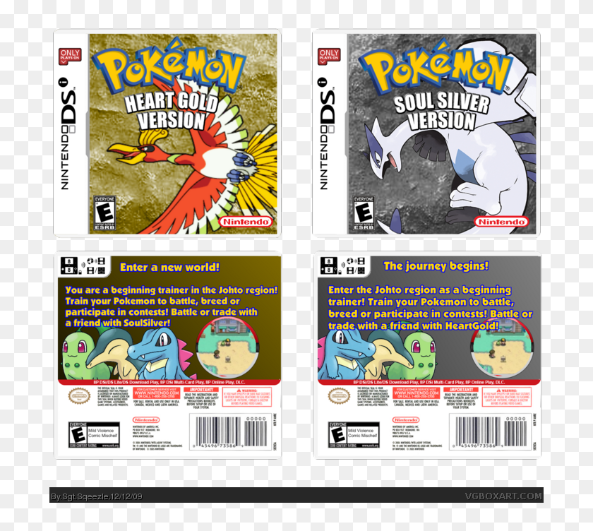 Pokemon Heartgold And Soulsilver Artwork, HD Png Download