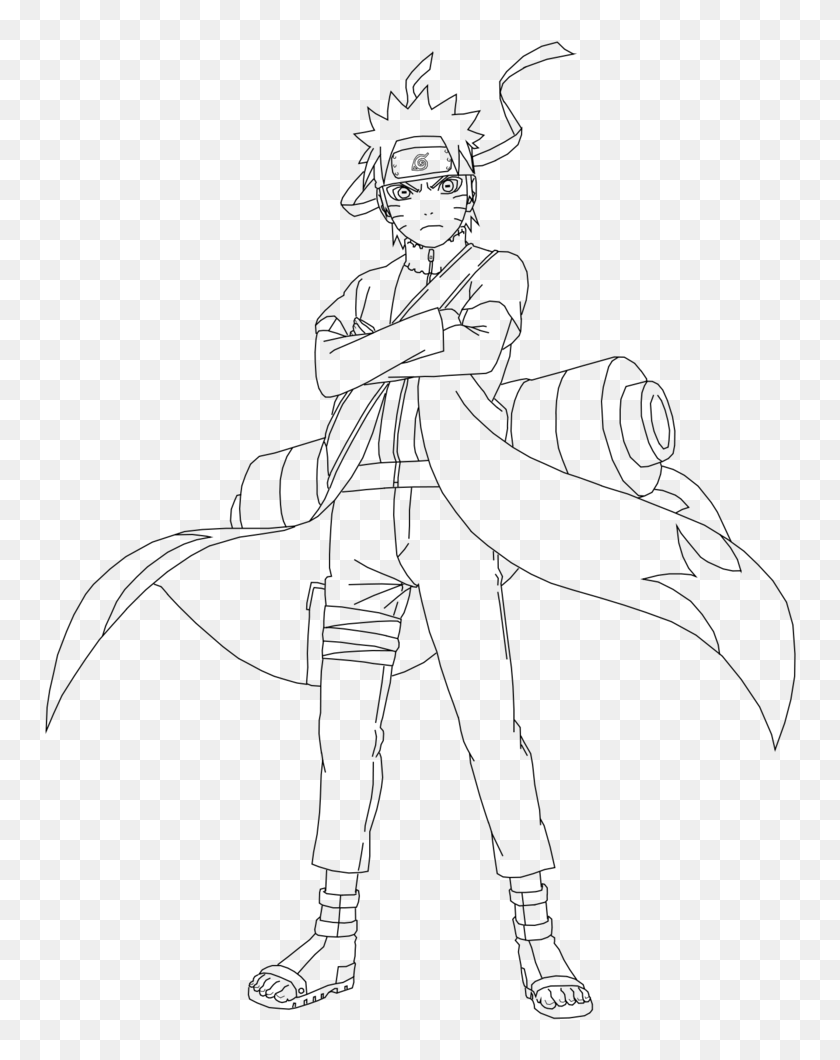 Naruto Sage Mode Full Body Clipart