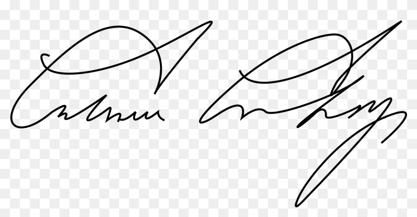 Calvin Coolidge Signature2 - Calvin Coolidge Signature, HD Png Download