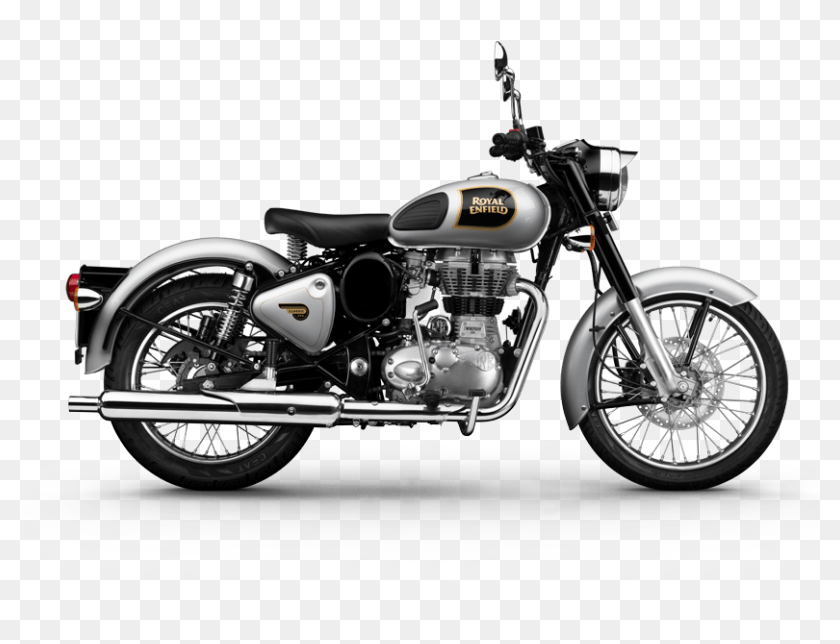 Classic 350 Silver Full Side Male Royal Enfield Classic 350 Price In Jaipur Hd Png Download 830x600 4416005 Pinpng