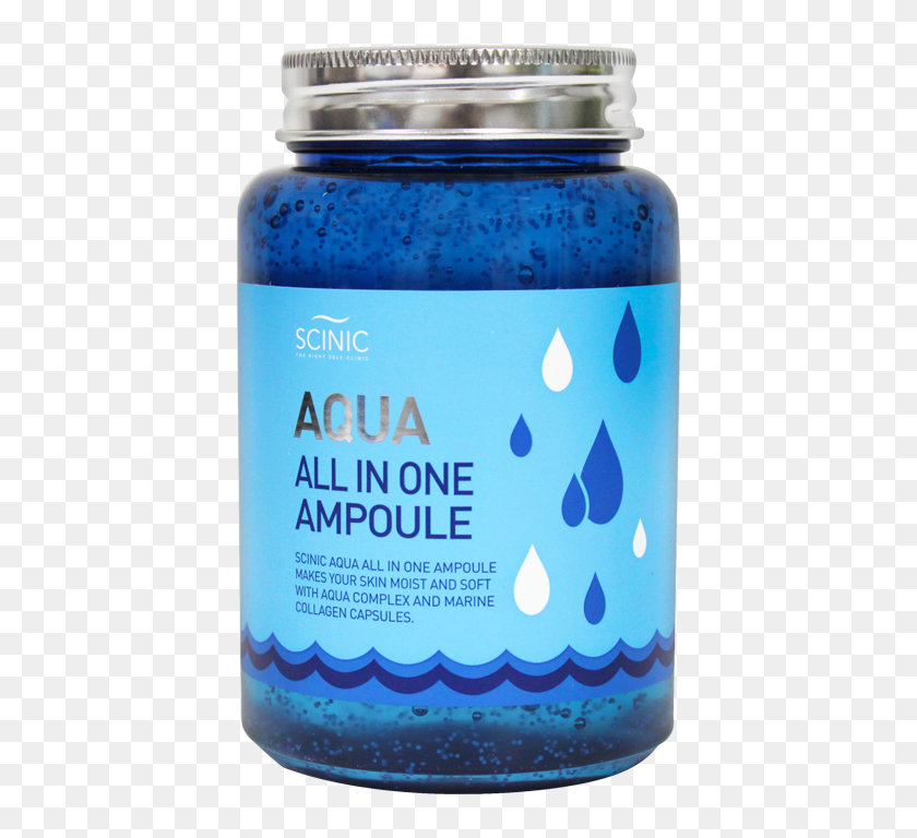 Scinic Aqua All In One Ampoule - Cosmetics, HD Png Download - 600x800 ...