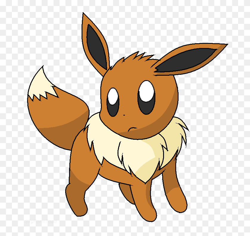 Eevee Sprite Png Eevee Sprite Transparent Png 710x733 Pinpng