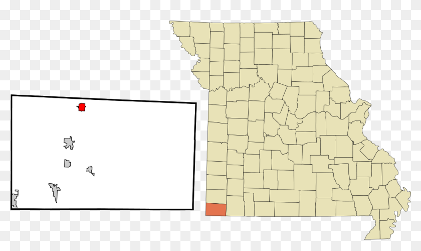 Goodman, Missouri Ebbing Missouri On A Map, HD Png Download