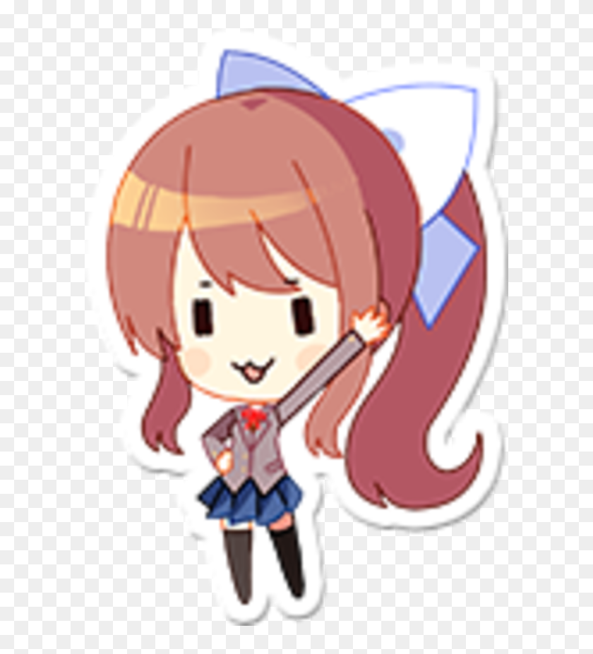 Doki Doki Literature Club Doki Doki Literature Club Monika Chibi Hd