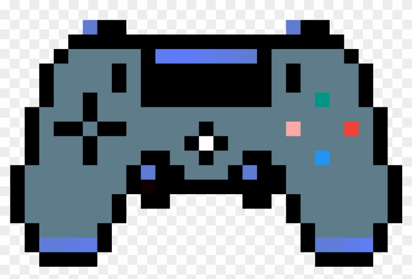 Ps4 Controller Video Game Pixel Art Easy Hd Png Download