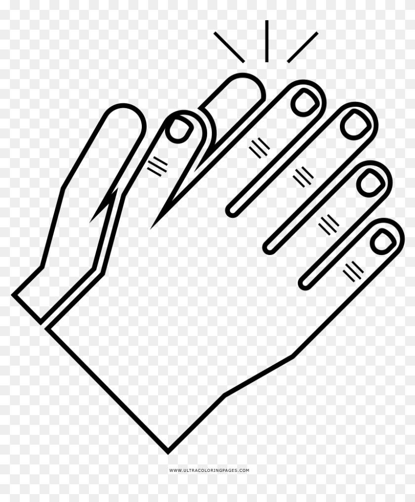 Clapping Hands Coloring Page Coloring Pages