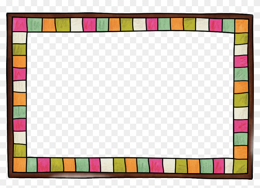 Freetoedit Frame Handdrawn Squares Colorful Rahmen Bunt Kate Hadfield Hd Png Download 1024x693 Pinpng