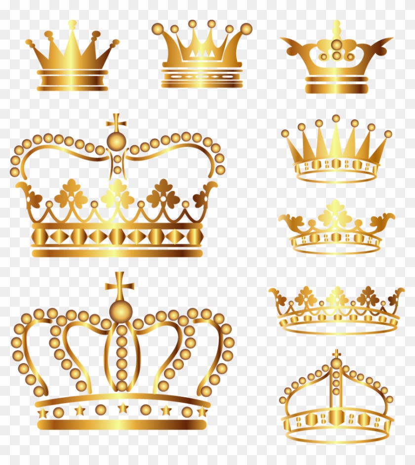 gold queen crown png