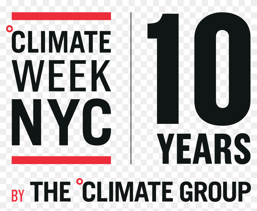 Cwnyc 10yrs Rgb Logo Climate Week Nyc, HD Png Download 1600x1236 (4720264) PinPng