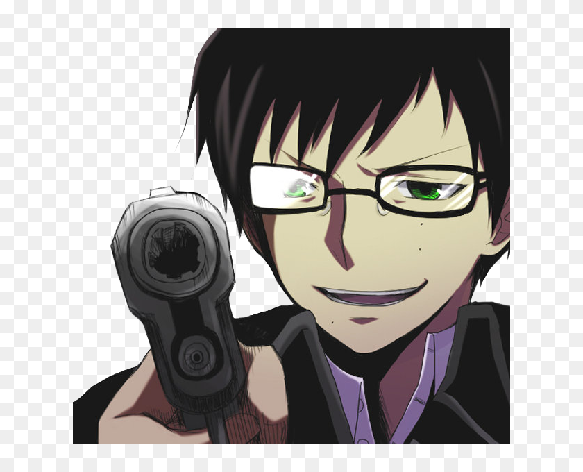 Okumura Yukio Vector By Pimpikot Real Anime Glasses Shine, HD Png