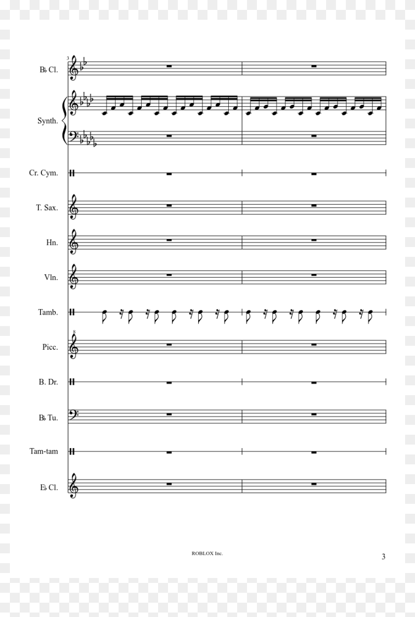 Roblox Theme Song Sheet Music Composed By Roblox 3 Roblox Songs
