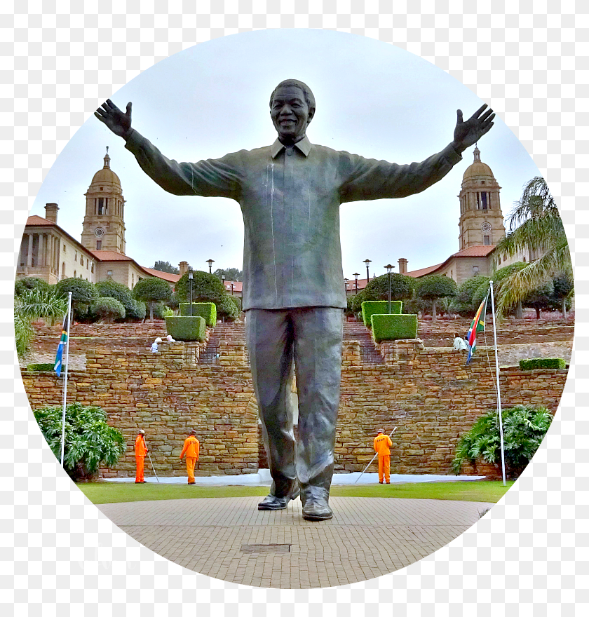 This Huge Bronze Statue Of A Young Nelson Mandela Stands Union