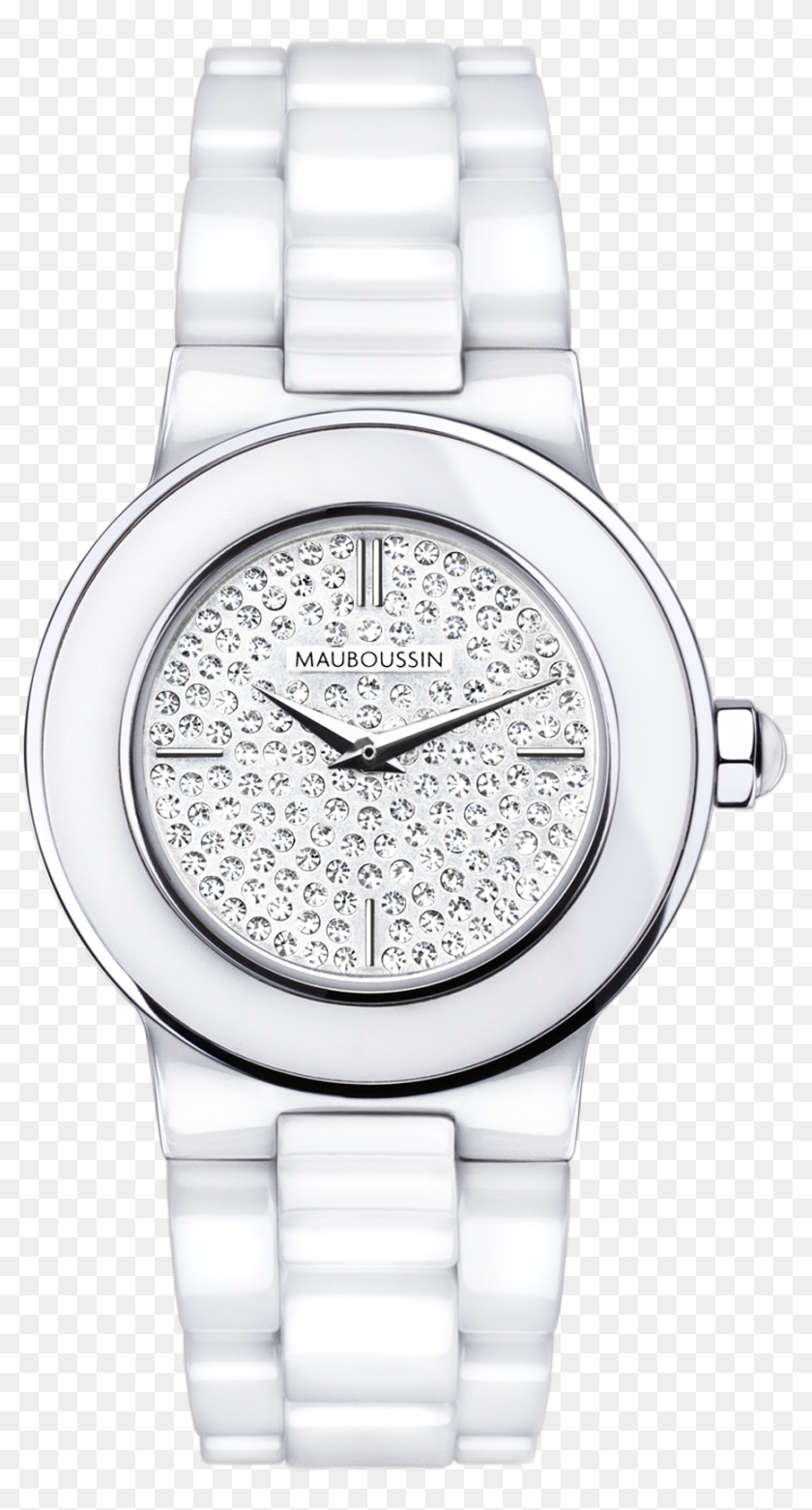Amour, Le Jour Watch, White Ceramic And Fully Diamond - Montre ...