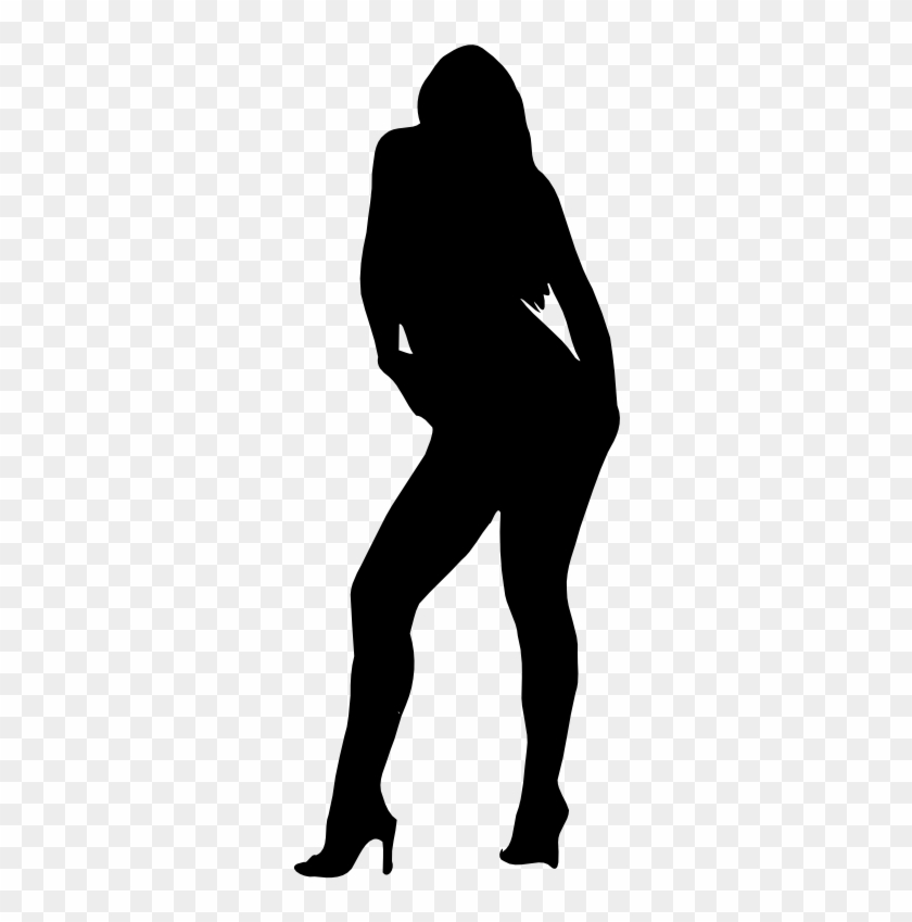 Woman Silhouette - Model Clipart Transparent Background, HD Png