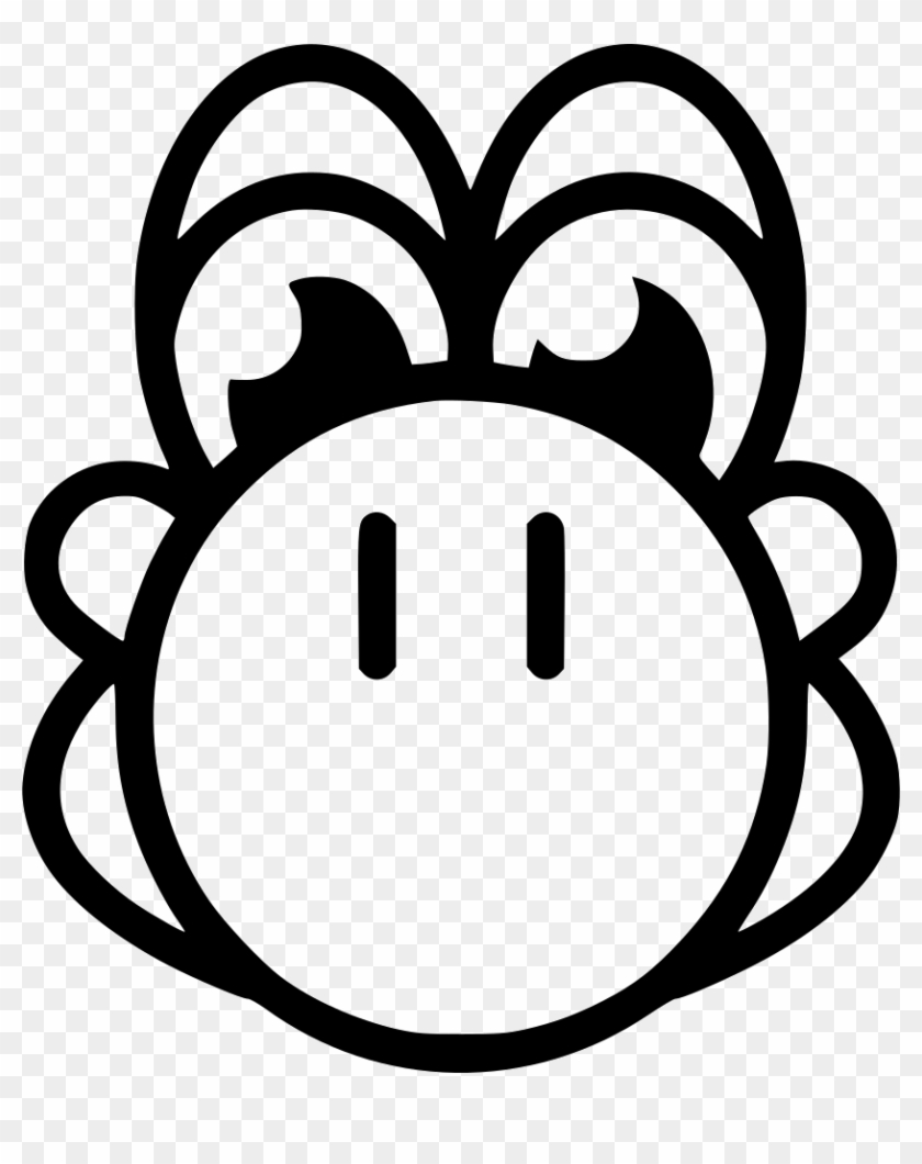 Yoshi Egg Black And White, png, transparent png