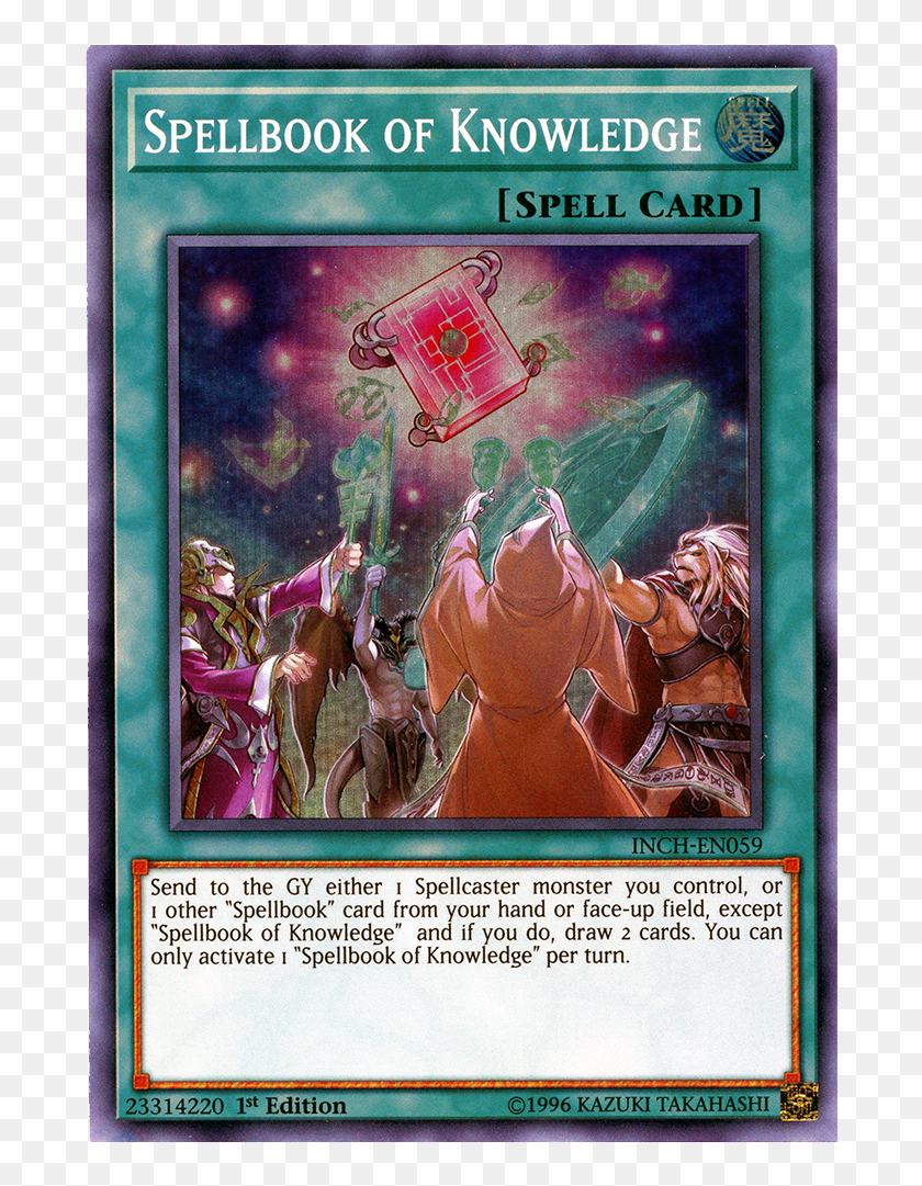 Spellbook Of Knowledge Yu Gi Oh, HD Png Download 1000x1000 (4888774