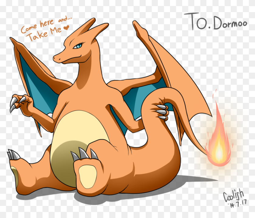 View Image , - Charizard Female, HD Png Download(900x700) - PinPng.