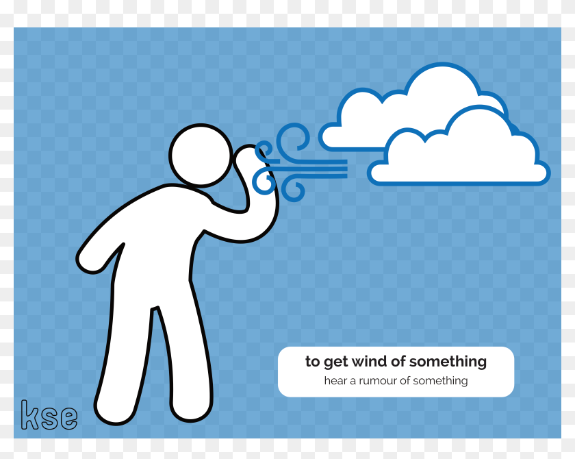 get wind of something перевод