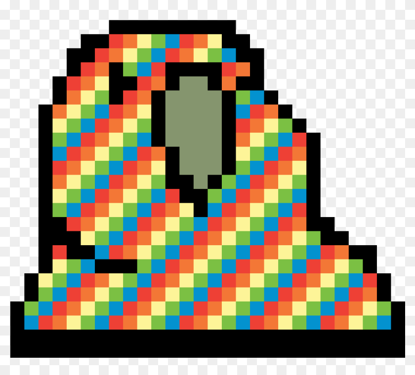 Pixel Party Parrot By Lord Vortech Pixel Art Body Template Hd Png Download 1184x1184 Pinpng