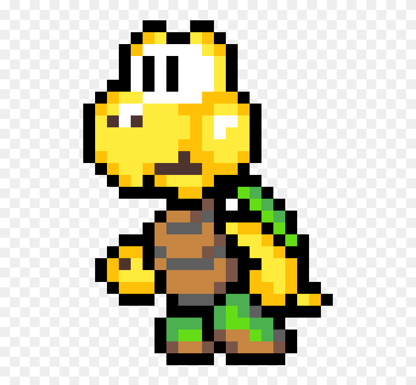 Mario Koopa Troopa Pixel , Png Download - Yoshi Pixel Art Mario, Transparen...
