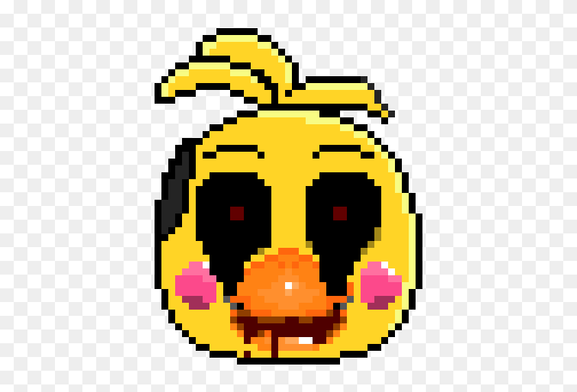 Spoopy Toy Chica Peach Pixel Hd Png Download 570x560