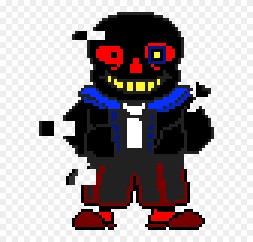 Underfell Sans Pixel Art, HD Png Download - vhv