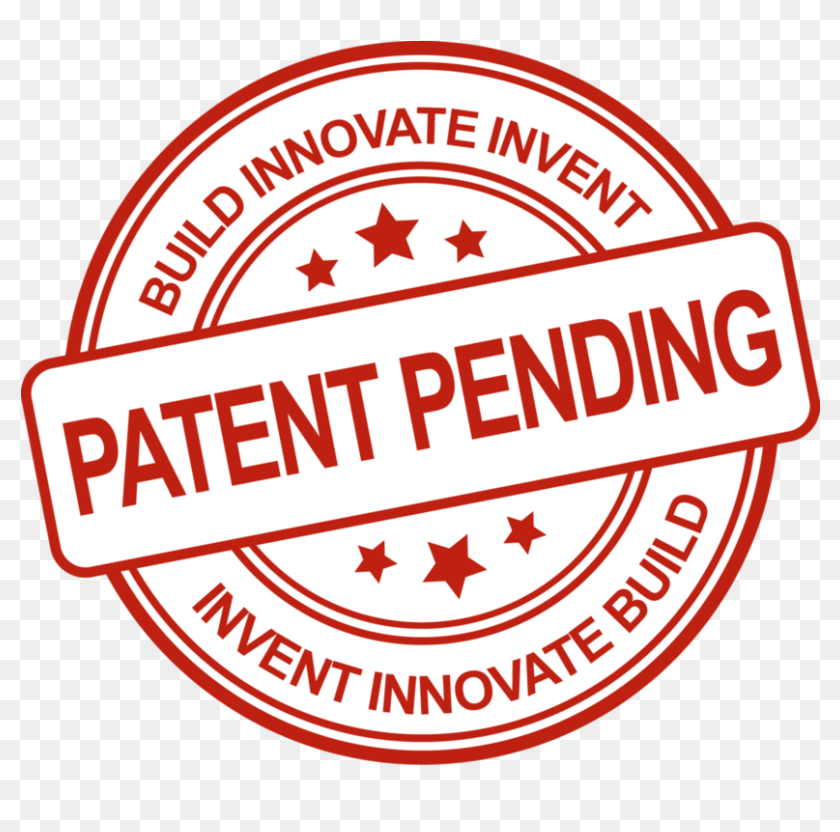 Patent number. Значок запатентовано. patented без фона. табличка patent. печать patented.