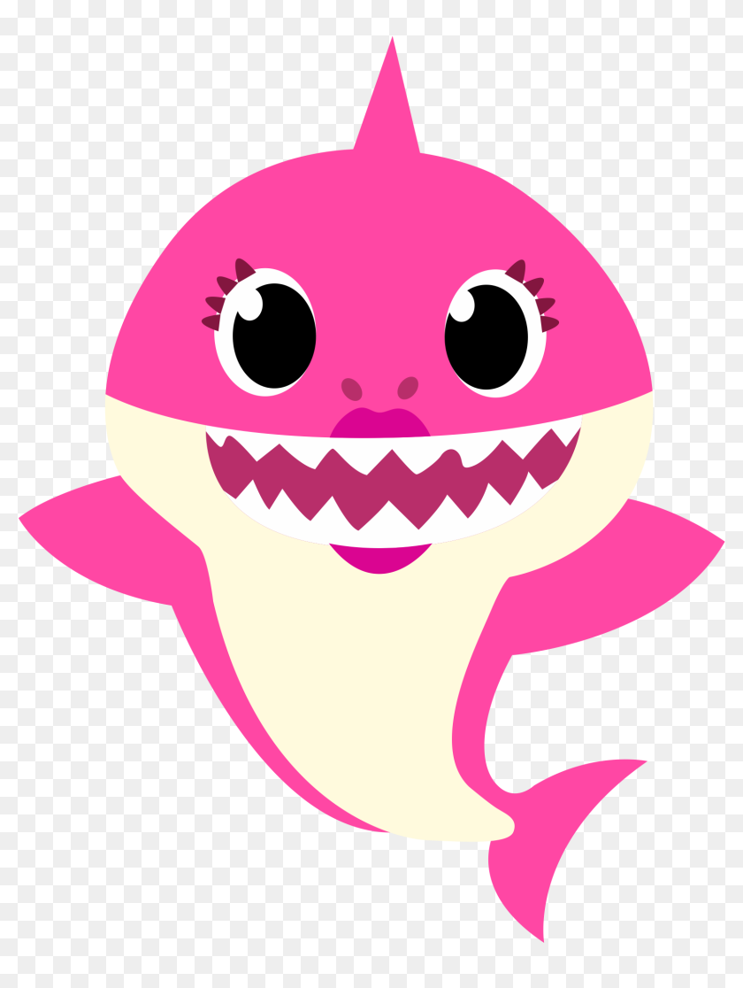 Mommy Shark Png Pink Baby Shark Clipart Transparent Png