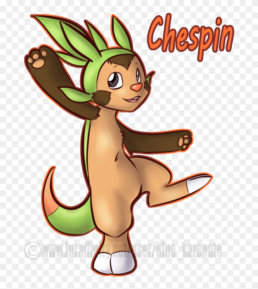 Pokemon X/y Grass Starter Chespin Cartoon, HD Png Download 900x900