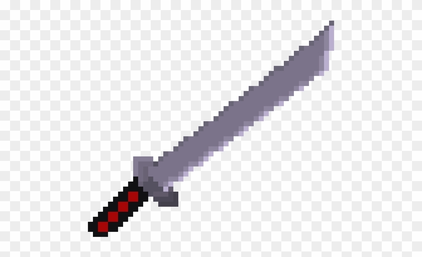 Katana - Pixel Art Katana Sword, HD Png Download(740x610) - PinPng.